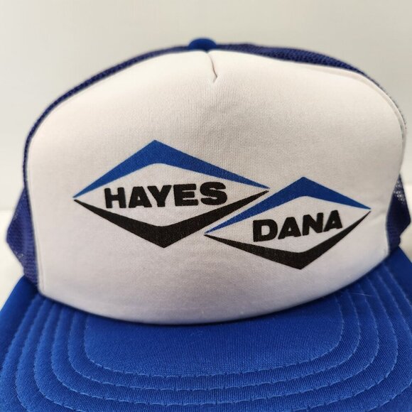 Hayes Dana Vintage Trucker Hats Perfect Circle Rainbow Adjustable - Picture 3 of 12